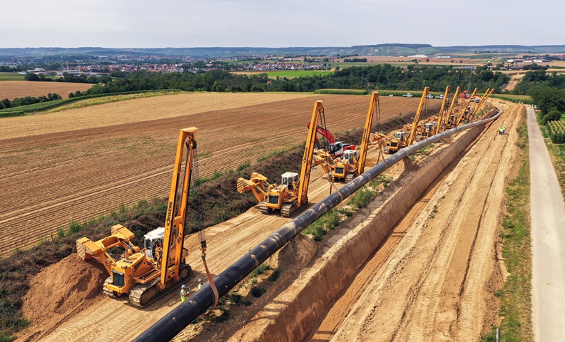 Realisierung der Süddeutschen Erdgasleitung (SEL)